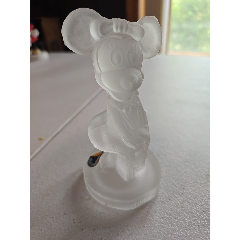 Minnie Mouse Disney Cristallerie Antonio Imperatore Figure Italy‎ Glass Vintage